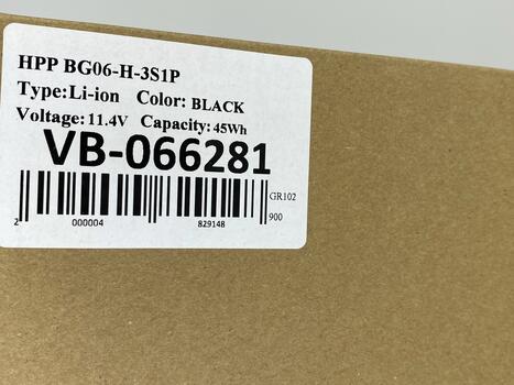 Аккумуляторная батарея для ноутбука HP BG06XL EliteBook Folio G3 1040 11.4V Black 3780mAh - фото 5