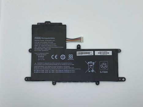 Аккумуляторная батарея для ноутбука HP PO02XL Stream 11-R 7.4V Black 4800mAh OEM