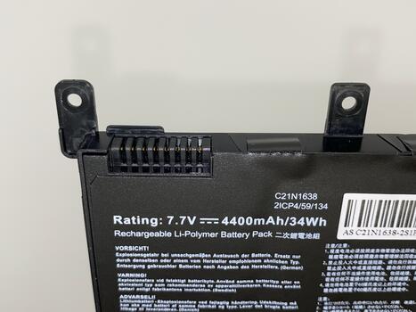 Аккумуляторная батарея для ноутбука Asus (C21N1638) F442U 7.7V Black 4400mAh OEM - фото 4