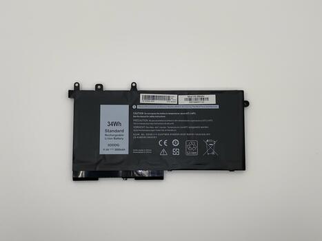 Аккумуляторная батарея для ноутбука Dell 3DDDG Latitude E5580 11.4V Black 3000mAh OEM