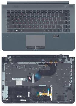 Клавиатура для ноутбука Samsung (RC420) Black, (Gray TopCase), RU Клавиатура для ноутбука Samsung (RC420) Black, (Gray TopCase), RU