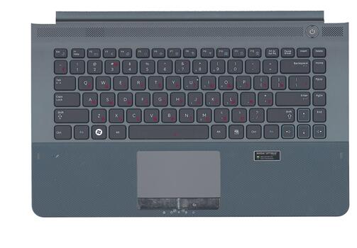 Клавиатура для ноутбука Samsung (RC420) Black, (Gray TopCase), RU Клавиатура для ноутбука Samsung (RC420) Black, (Gray TopCase), RU - фото 2