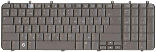 Клавиатура для ноутбука HP Pavilion (DV7-1000) Brown, RU - фото 2