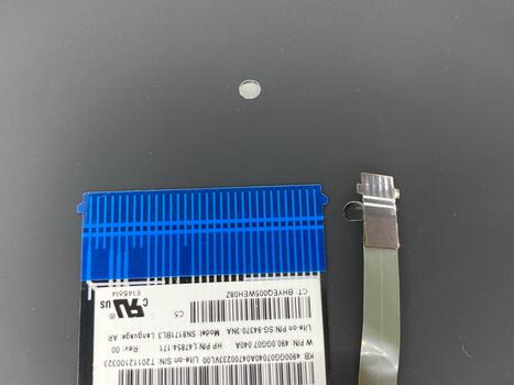 Клавиатура для ноутбука HP Pavilion (13-dk), с подсветкой (Light), Silver, (No Frame) RU - фото 4