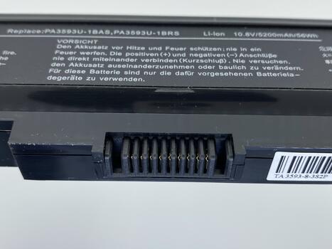 Аккумуляторная батарея для ноутбука Toshiba PA3593U-1BAS Satellite Pro U300 10.8V Black 5200mAh OEM - фото 4
