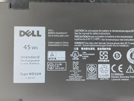 Аккумуляторная батарея для ноутбука Dell WD52H Latitude E7250 7.4V Black 6000mAh - фото 3