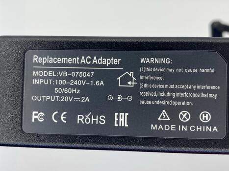 Блок питания для ноутбука Asus 40W 20V 2A 5.5x2.5mm VB-075047 OEM - фото 3