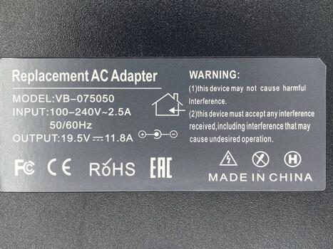 Блок питания для ноутбука Asus 230W 19.5V 11.8A 7.4x5.0mm ADP-230EB T OEM - фото 3