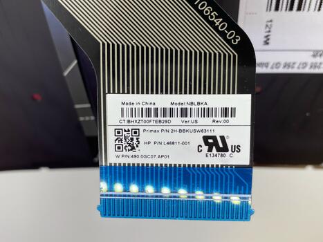 Клавиатура для ноутбука HP 250 G7 с подсветкой (Light), Black, (No Frame), RU - фото 3