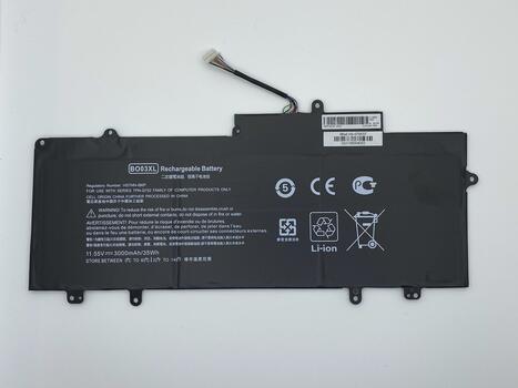 Аккумуляторная батарея для ноутбука HP BO03XL Chromebook 14 11.55V Black 3000mAh OEM