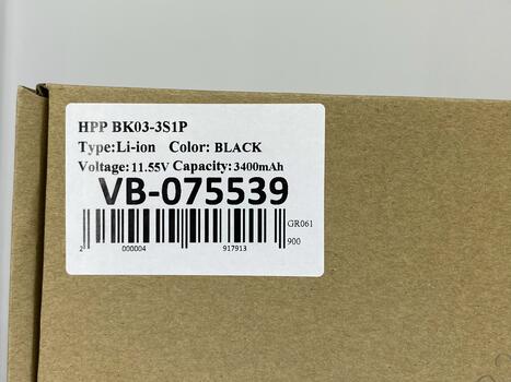 Аккумуляторная батарея для ноутбука HP BK03XL Pavilion X360 11.55V Black 3400mAh OEM - фото 5