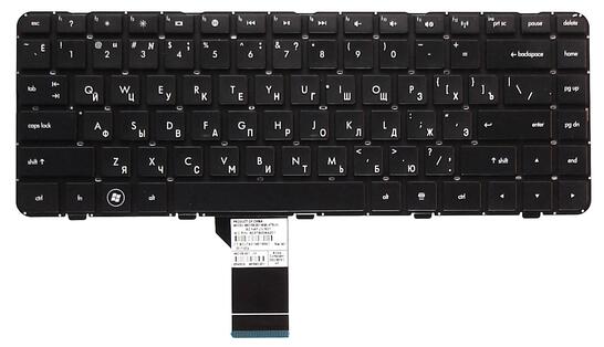Клавиатура для ноутбука HP Pavilion (DM4-1000) Black, (No Frame) RU - фото 2