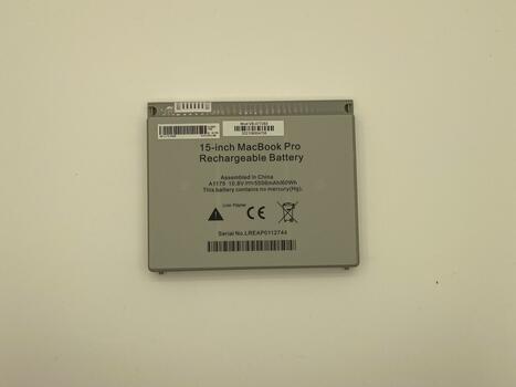 Аккумуляторная батарея для ноутбука Apple A1175 MacBook Pro 15-inch 10.8V Silver 5400mAh OEM