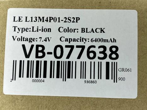 Аккумуляторная батарея для ноутбука Lenovo L13C4P01 IdeaPad Y40-70 7.4V Black 6400mAh OEM - фото 5