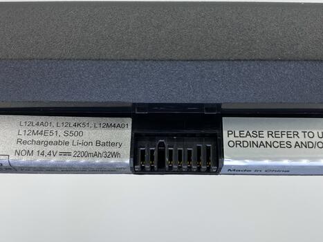 Аккумуляторная батарея для ноутбука Lenovo L12S4F01 IdeaPad Flex 14 14.4V Black 2200mAh OEM - фото 4