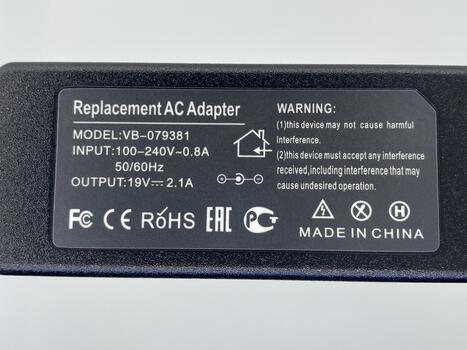 Блок питания для ноутбука Samsung 40W 19V 2.1A 3.0x1.0mm AD-4019W REPLACEMENT - фото 3