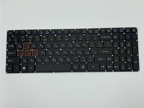 Клавиатура для ноутбука Acer Aspire VN7-593G Black,с красной подсветкой (Light Red), (No Frame), RU - фото 2