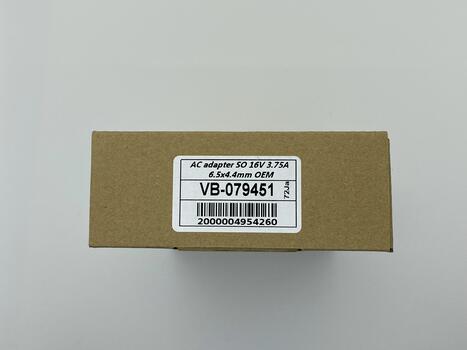 Блок питания для ноутбука Sony 60W 16V 3.75A 6.5x4.4mm YDS-060A OEM - фото 5