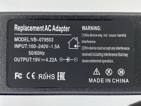 Блок питания для ноутбука Samsung 80W 19V 4.22A 5.5x3.0mm FPCAC33 ОЕМ - фото 3