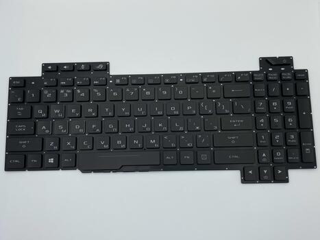 Клавиатура для ноутбука Asus ROG Strix SCAR Edition GL503VS с подсветкой (White Light), Black, (No Frame) RU - фото 2