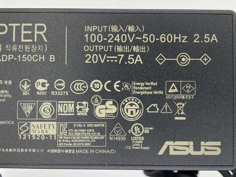 Блок питания для ноутбука Asus 150W 20V 7.5A 6.0 x 3.7mm ADP-150CH B OEM - фото 3