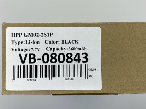 Аккумуляторная батарея для ноутбука HP GM02XL Chromebook 14-CA 7.7V Black 3600mAh OEM - фото 5