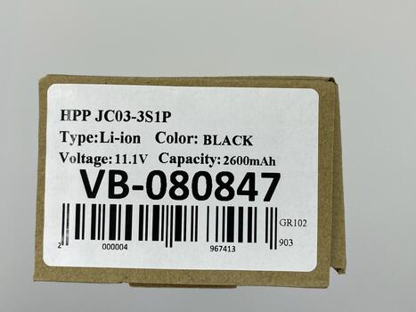 Аккумуляторная батарея для ноутбука HP JC03 255 G6 11.1V Black 2600mAh OEM - фото 5