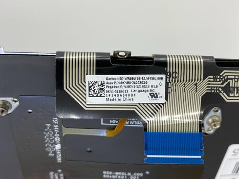 Клавиатура для ноутбука Asus ZenBook UX433FA с подсветкой (Light), Blue, (No Frame) RU - фото 3