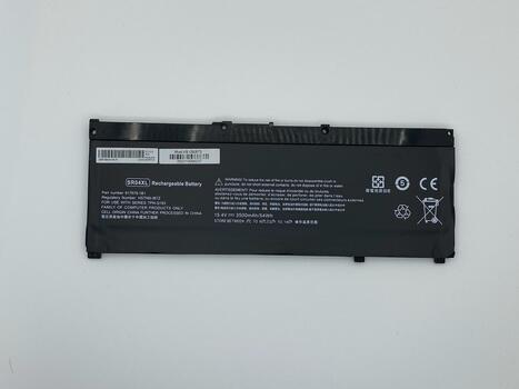 Аккумуляторная батарея для ноутбука HP SR04XL Omen 15-ce 15.4V Black 3500mAh OEM