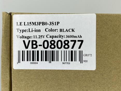 Аккумуляторная батарея для ноутбука Lenovo L15M3PB0 IdeaPad 320S-14IKB 11.25V Black 3600mAh OEM - фото 5