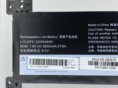Аккумуляторная батарея для ноутбука L17L2PF0 Lenovo IdeaPad 330-15ARR 7.6V Black 3600mAh OEM - фото 3