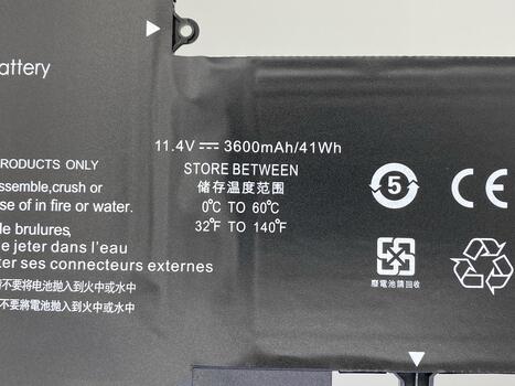 Аккумуляторная батарея для ноутбука HP PK03XL Spectre Pro x360 11.4V Black 4800mAh OEM - фото 3