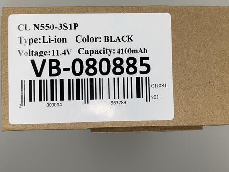 Аккумуляторная батарея для ноутбука Clevo N550BAT-3 N550RC 11.4V Black 4100mAh OEM - фото 5
