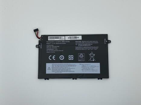 Аккумуляторная батарея для ноутбука Lenovo L17L3P52 ThinkPad E485 11.1V Black 3600mAh OEM