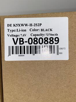 Аккумуляторная батарея для ноутбука Dell K5XWW Latitude 12 5289 7.6V Black 7270mAh OEM - фото 5