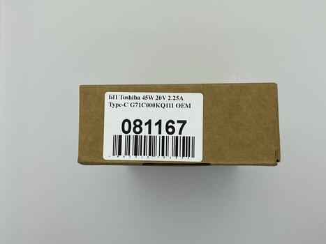 Блок питания для ноутбука Toshiba 45W 20V 2.25A Type-C G71C000KQ111 OEM - фото 5
