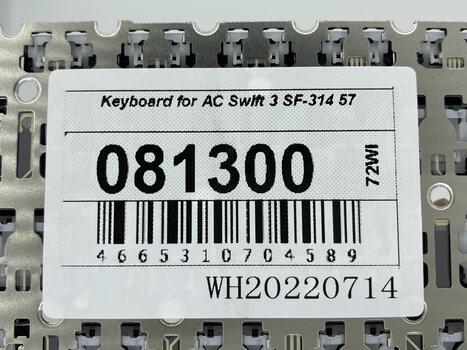 Клавиатура для ноутбука Acer Swift 3 SF314-57, Black, (No Frame), RU - фото 5