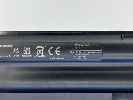 Аккумуляторная батарея для ноутбука HP HSTNN-DB93 Compaq DV3 10.8V Black 5200mAh OEM - фото 3