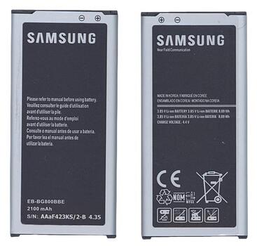 Аккумуляторная батарея для смартфона Samsung BG-BG800BBE Galaxy S5 Mini SM-G800F 3.85V 2100mAh 8.09Wh