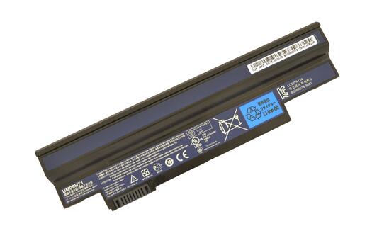 Аккумуляторная батарея для ноутбука Acer UM09H31 Aspire one 532H series 10.8V Black 4400mAh Orig - фото 2