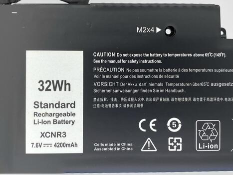Аккумуляторная батарея для ноутбука Dell WY7CG Latitude 13 7370 7.6V Black 4200mAh OEM - фото 3