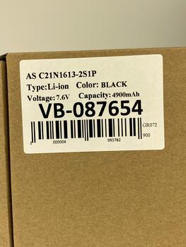 Аккумуляторная батарея для ноутбука Acer C21N1613 Chromebook Flip C302CA 7.6V Black 4900mAh OEM - фото 5