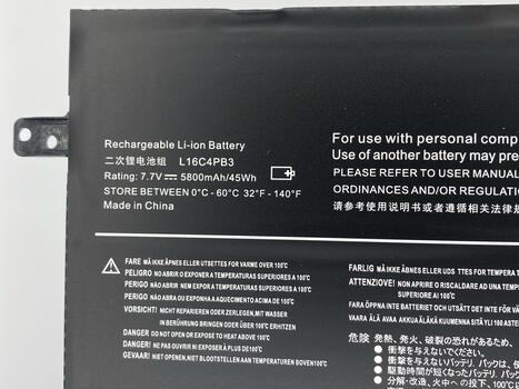 Аккумуляторная батарея для ноутбука Lenovo L16M4PB3 IdeaPad 720S-13IKB 7.7V Black 5800mAh OEM - фото 3