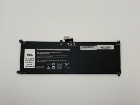 Аккумуляторная батарея для ноутбука Dell 07VKV9 Latitude 12 7275 7.6V Black 3900mAh OEM