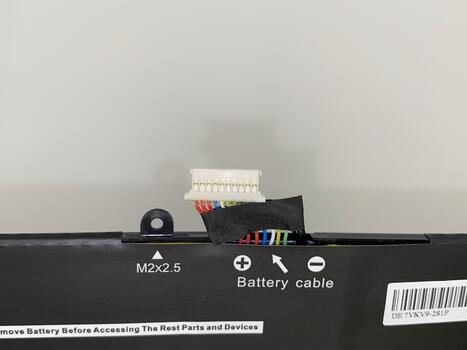 Аккумуляторная батарея для ноутбука Dell 07VKV9 Latitude 12 7275 7.6V Black 3900mAh OEM - фото 4