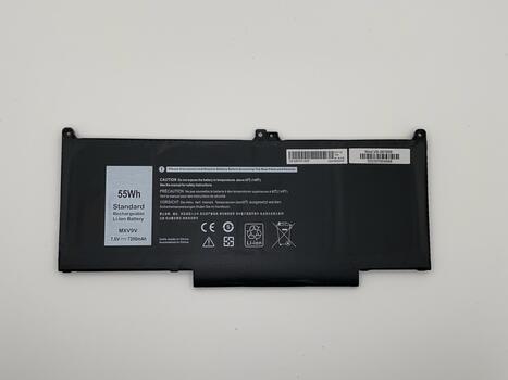 Аккумуляторная батарея для ноутбука Dell MXV9V Latitude 13 5300 7.6V Black 7200mAh OEM