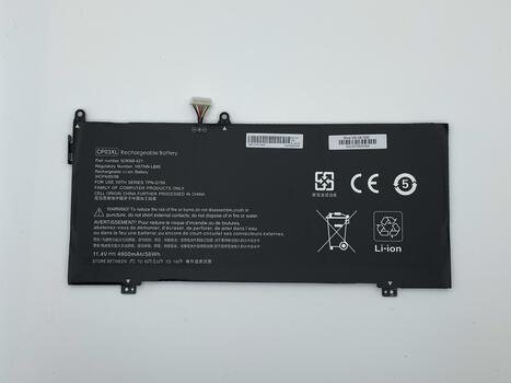 Аккумуляторная батарея для ноутбука HP CP03XL Spectre X360 13-ae042ng 11.4V Black 4900mAh OEM