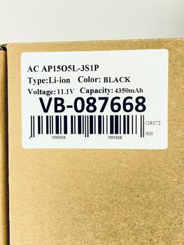 Аккумуляторная батарея для ноутбука Acer AP1505L Chromebook R13 CB5-312T 11.1V Black 4350mAh OEM - фото 5