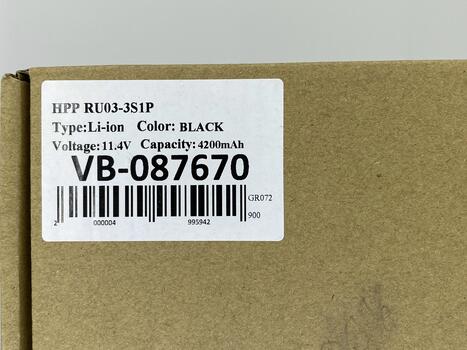 Аккумуляторная батарея для ноутбука HP RU03XL x360 440 G1 11.4V Black 4200mAh OEM - фото 5