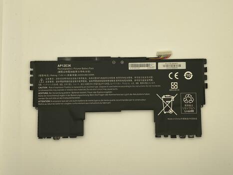 Аккумуляторная батарея для ноутбука Acer AP12E3K Aspire S7-191 Ultrabook 7.4V Black 4400mAh OEM - фото 2